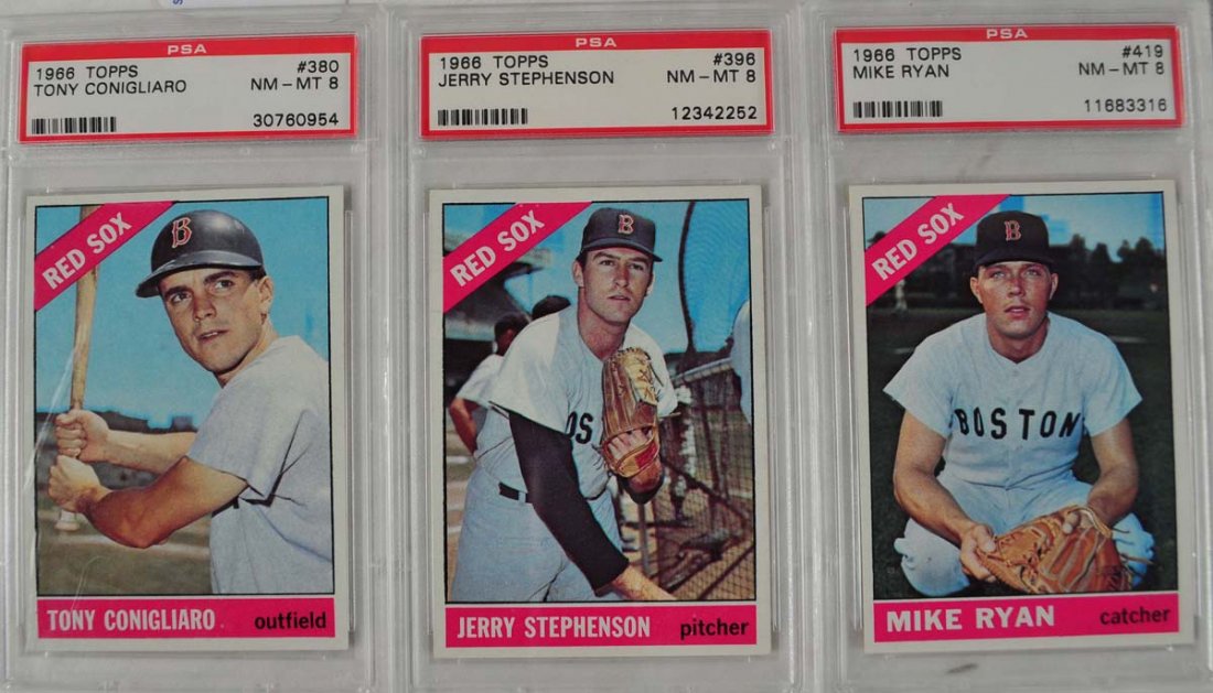 14 1966 Topps Baseball Cards PSA Graded 8 (1 of 10)