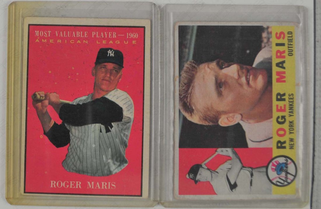 Two 1960's Roger Maris Cards(60 and 61): Two 1960's Roger Maris Cards(60 and 61)
