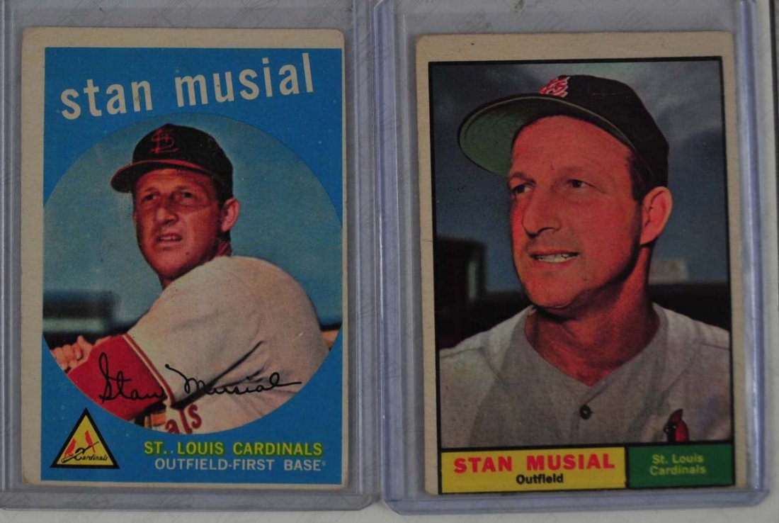 1959 and 1961 Stan Musial cards (1 of 2)