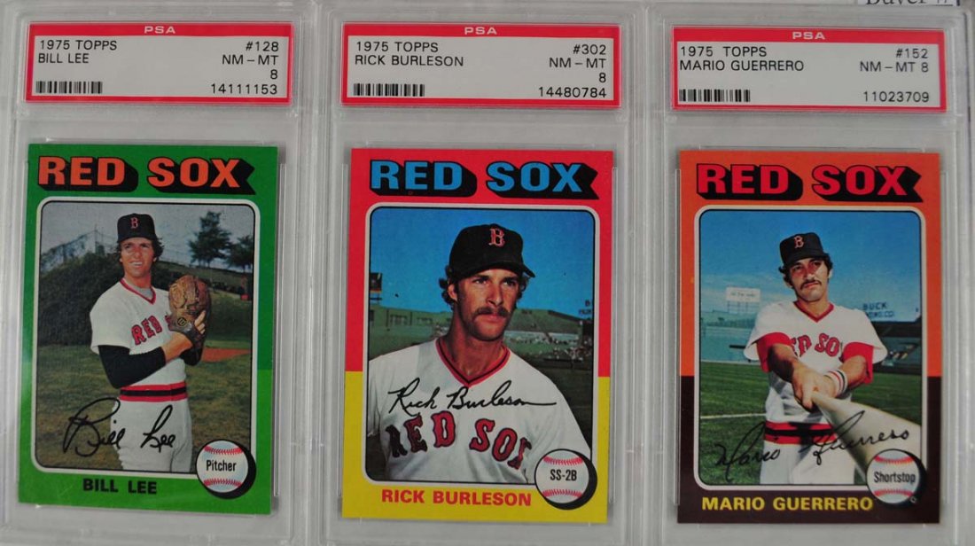 32 1975 Topps Baseball Cards PSA Graded 8 (1 of 2)