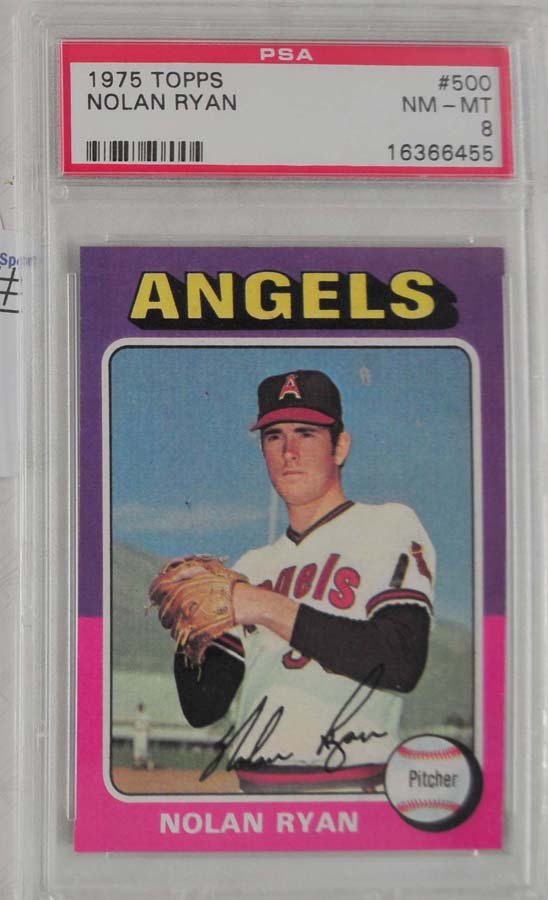 1975 Topps Nolan Ryan PSA Graded 8 (1 of 3)
