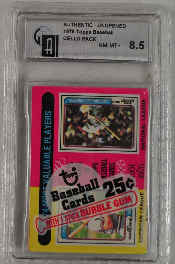 1975 Topps Cello Pack Graded GAI 8.5 (1 of 2)