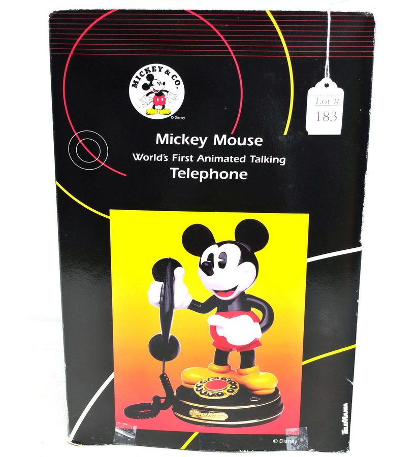 Mickey Mouse Animated Talking Telephone: New In box