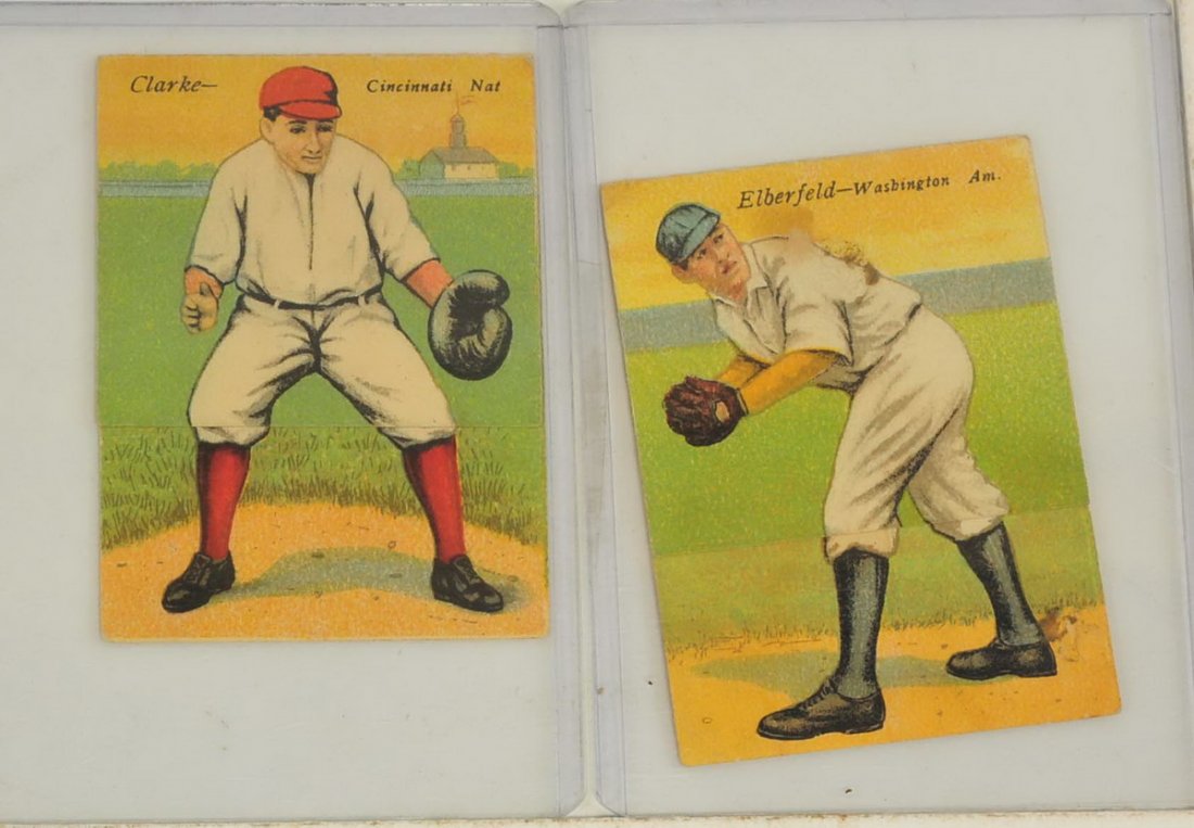 Two 1910 T201 Mecca Folders Elberfeld/Clarke (1 of 2)
