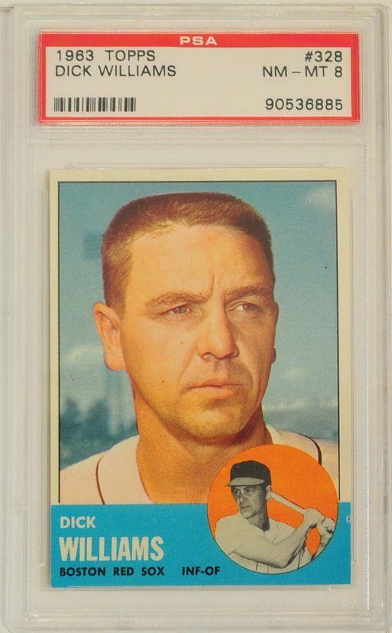 1963 Topps Dick Williams PSA Graded 8 (1 of 2)