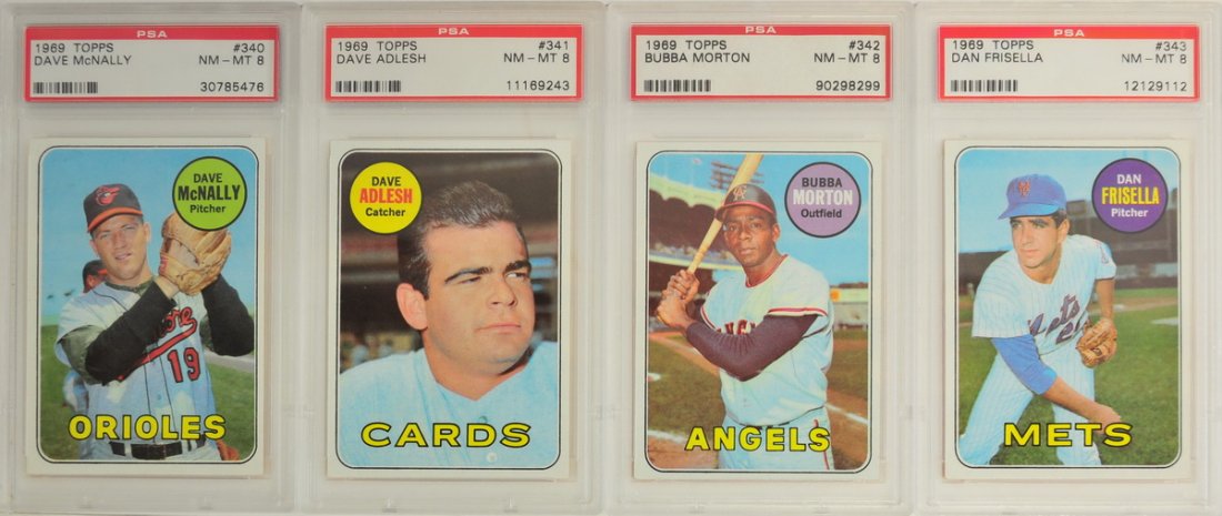 15 1969 Topps PSA Graded NM-MT 8 (1 of 8)