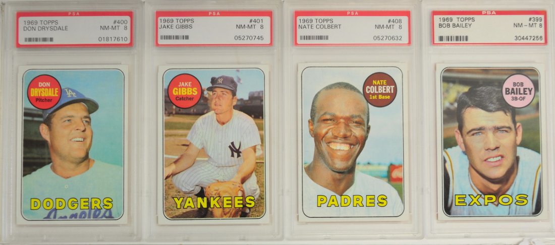 15 1969 Topps PSA Graded NM-MT 8 (1 of 7)