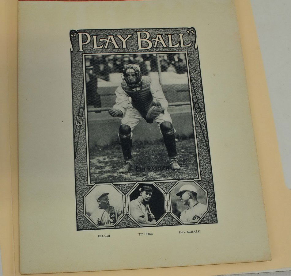 1910 baseball Writing Tablet Ty Cobb Rare (1 of 1)