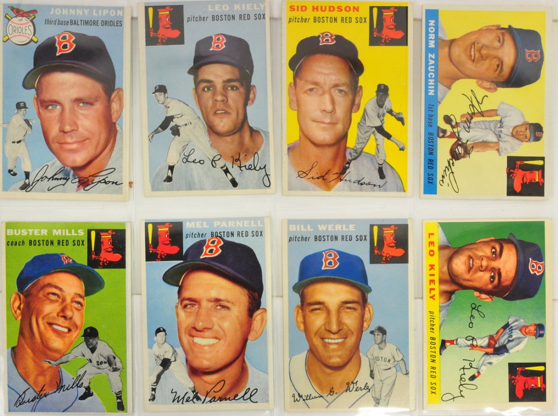 28 1955 Topps Red Sox Cards (1 of 6)