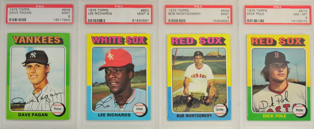 12 1975 Topps PSA Graded Mint 9 (1 of 6)