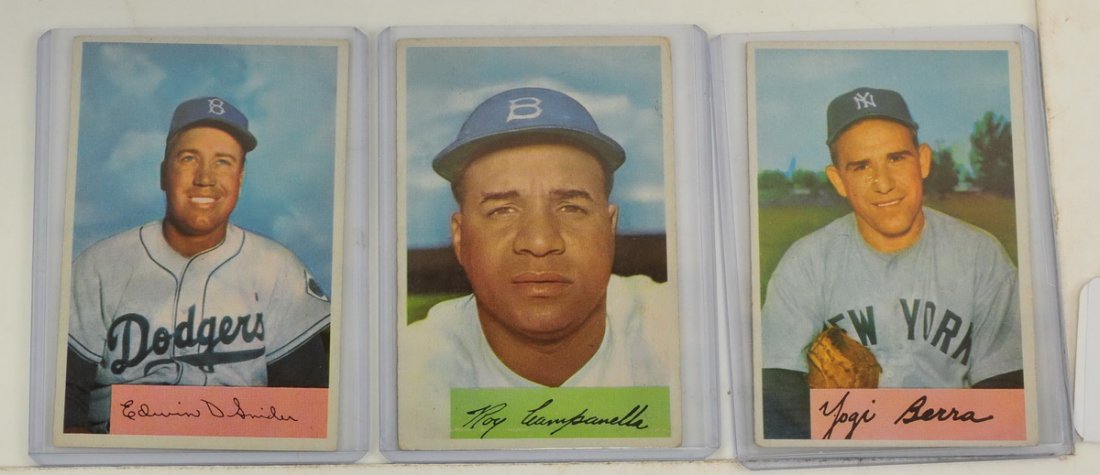 Three 1954 Bowman Color Hall Of Famers (1 of 2)