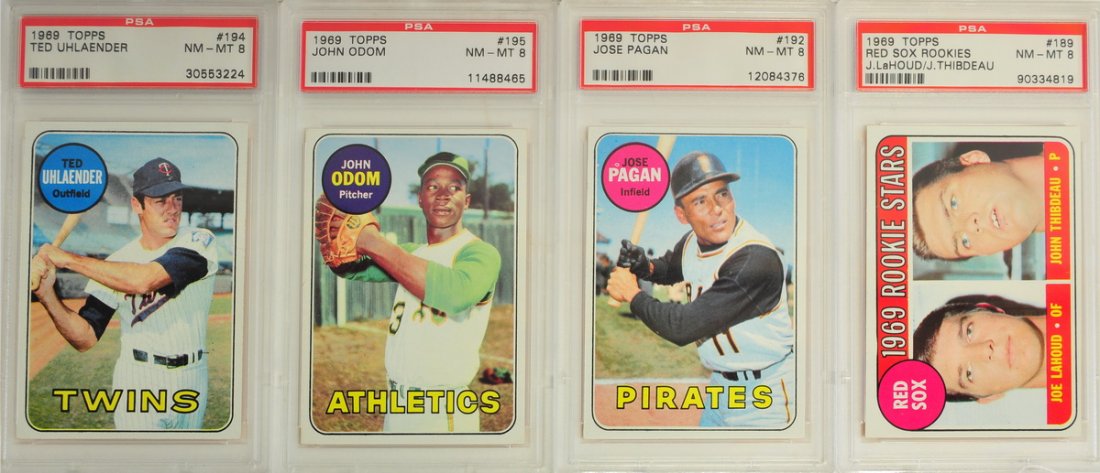 10 1969 Topps PSA Graded NM-MT 8 (1 of 6)