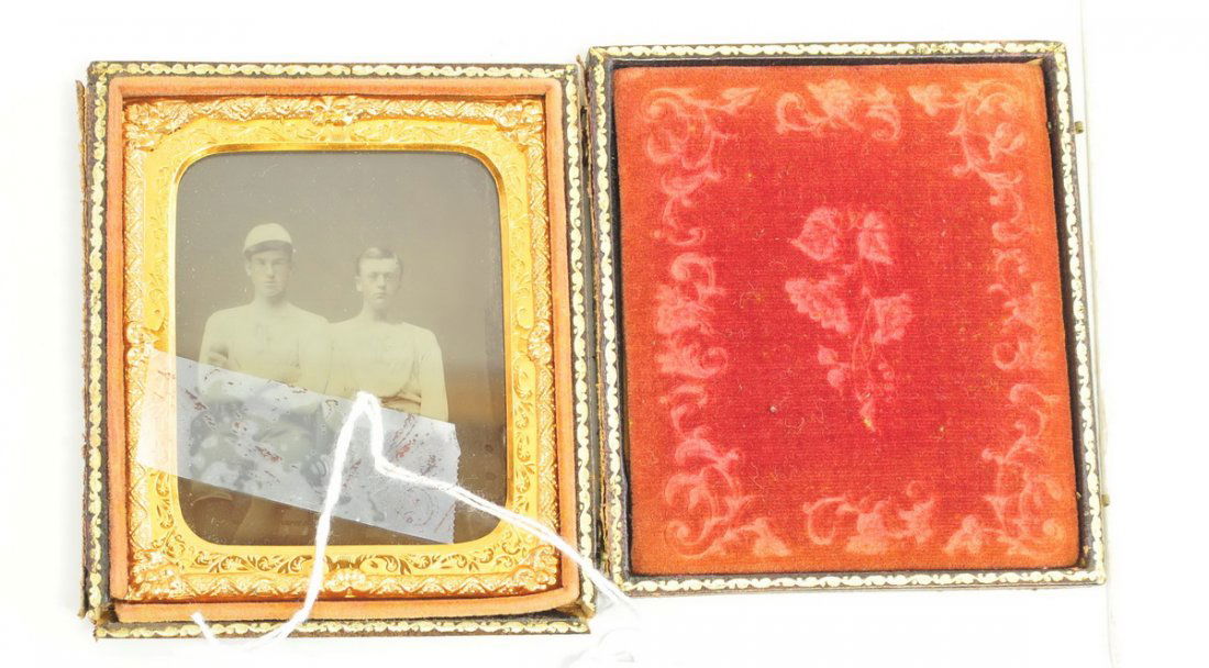 1880's Baseball Tin Type Bibbed Uniform (1 of 1)