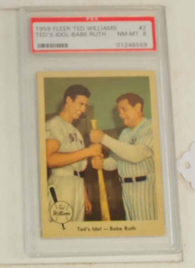 1959 Fleer Ted Williams/Babe Ruth PSA 8 (1 of 2)