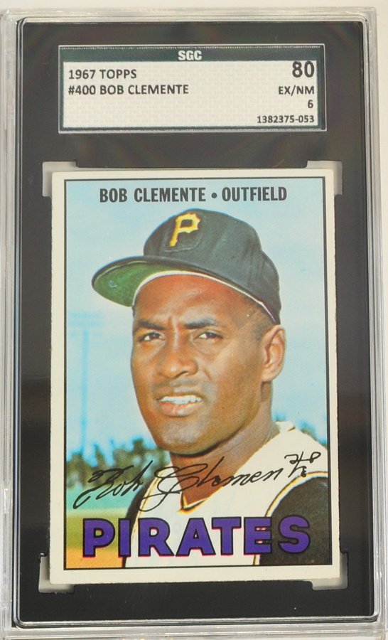 1967 Topps Roberto Clemente SGC 80 EX/NM 6 (1 of 2)