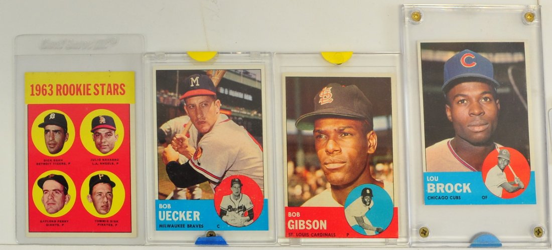 174 1963 Topps Baseball Cards Stars/HOF (1 of 2)