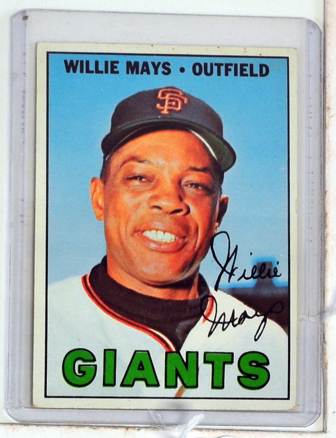 1967 Topps Willie Mays Ungraded (1 of 1)