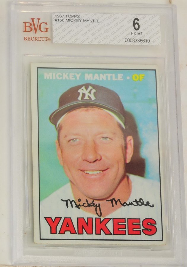1967 Topps Mickey Mantle BVG EX/MT 6 (1 of 1)