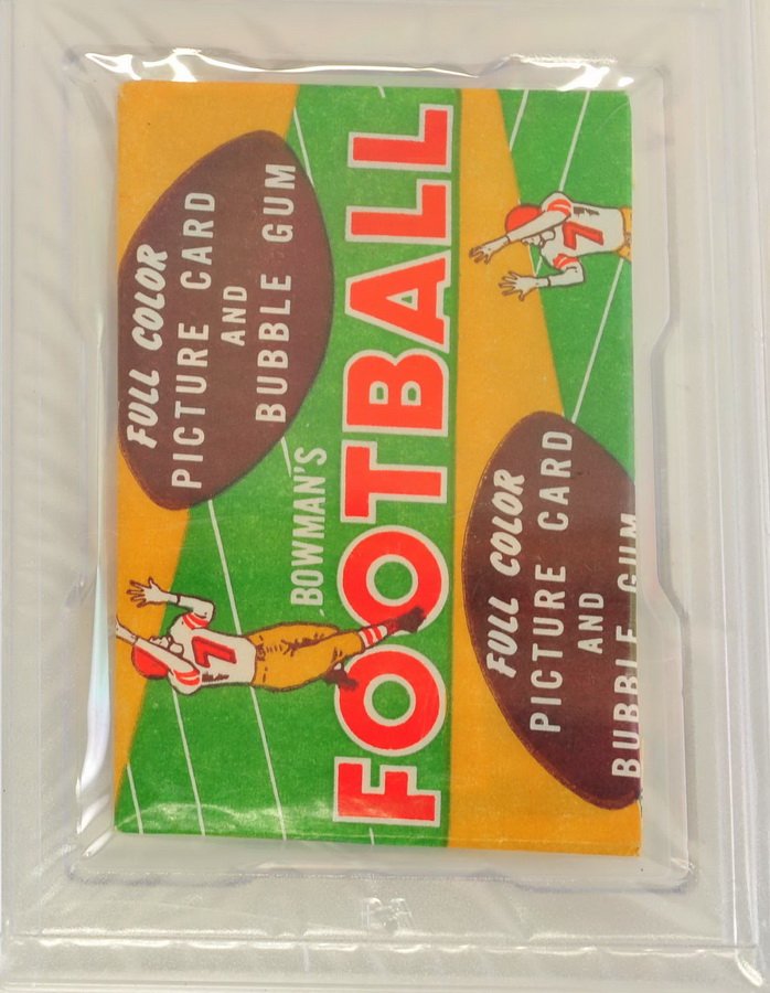 1954 Bowman Football Graded Wax Pack PSA 8 (1 of 1)