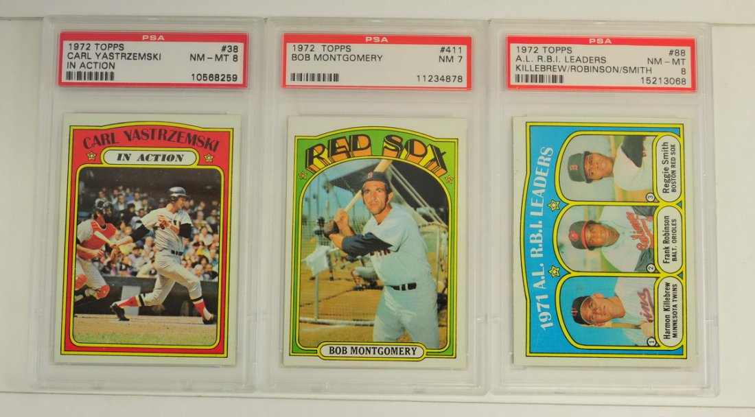 5 1972 Topps PSA Graded NM 7 (1 of 4)