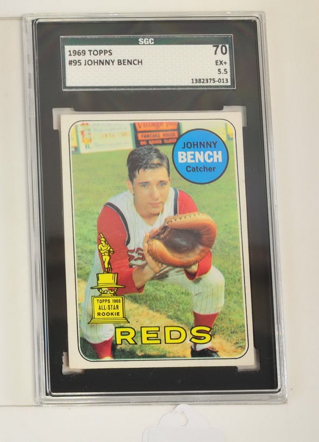 1969 Topps Johnny Bench SGC Graded 70 EX+ 5.5 (1 of 1)