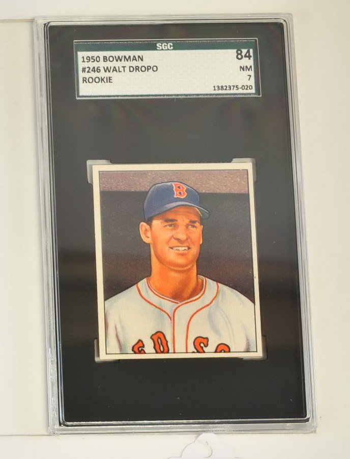 1950 Bowman Walt Dropo Rookie SGC 84 NM 7 (1 of 1)