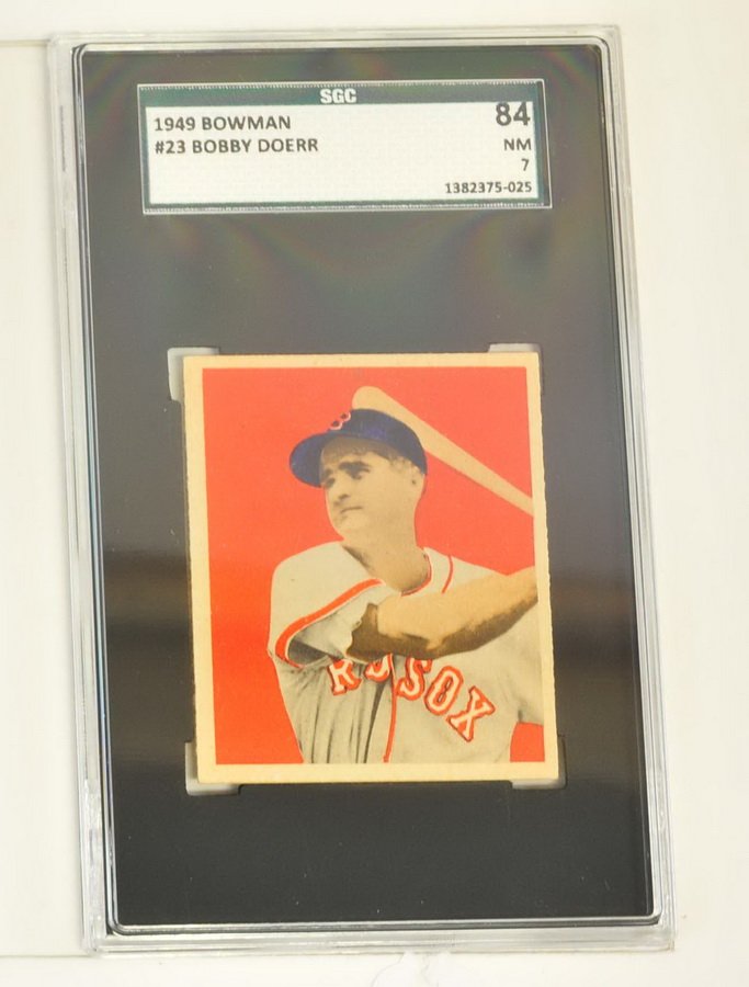1949 Bowman Bobby Doerr SGC 84 NM 7 (1 of 2)