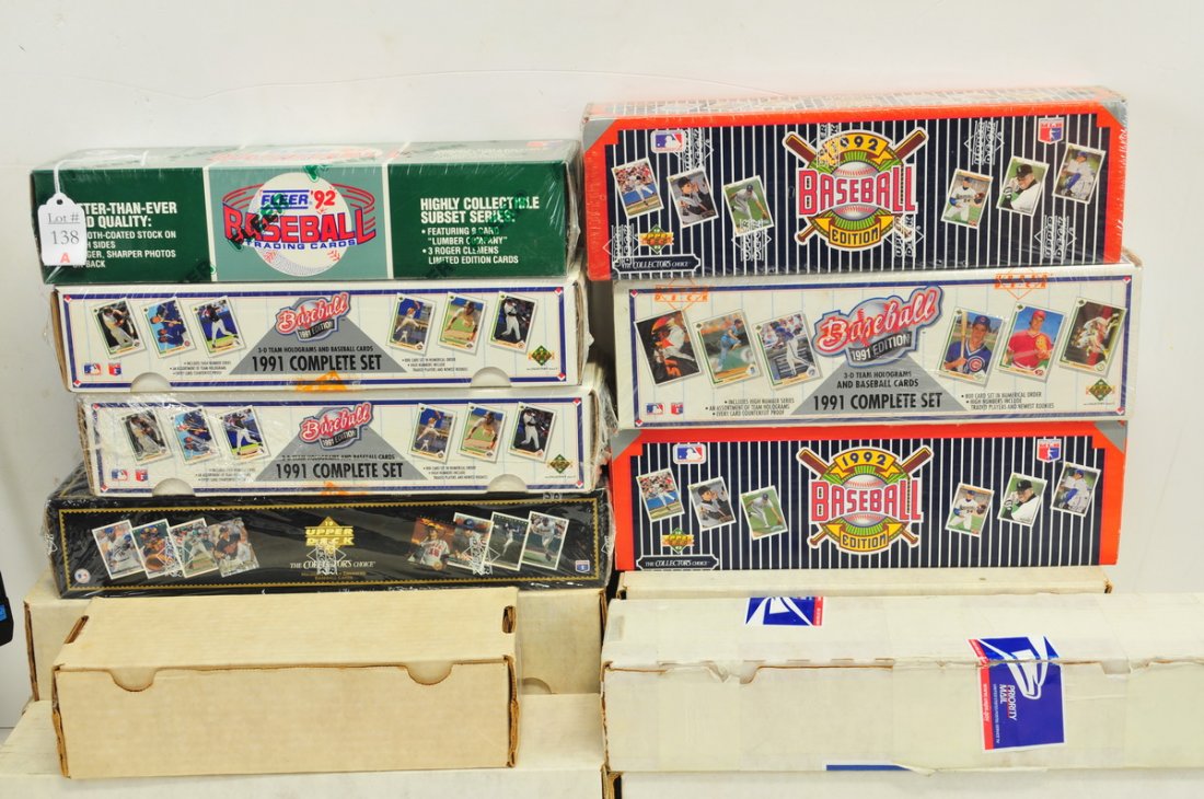 15 1980's and 90's Baseball Sets (1 of 1)