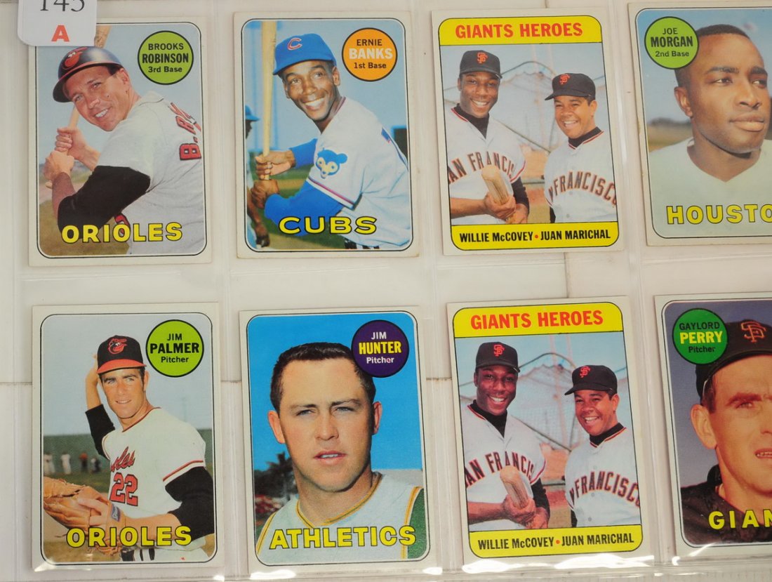 8 1969 Topps Hall Of Famers Mint Condition (1 of 1)