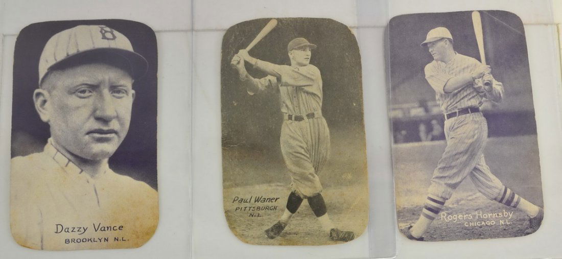 Four 1920's Exhibit Cards Baseball (1 of 3)