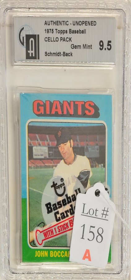 1975 Topps GAI Graded Cello Pack 9.5 (1 of 2)