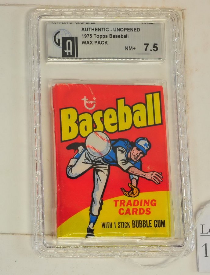 1975 Topps GAI Graded Wax Pack 7.5 (1 of 2)