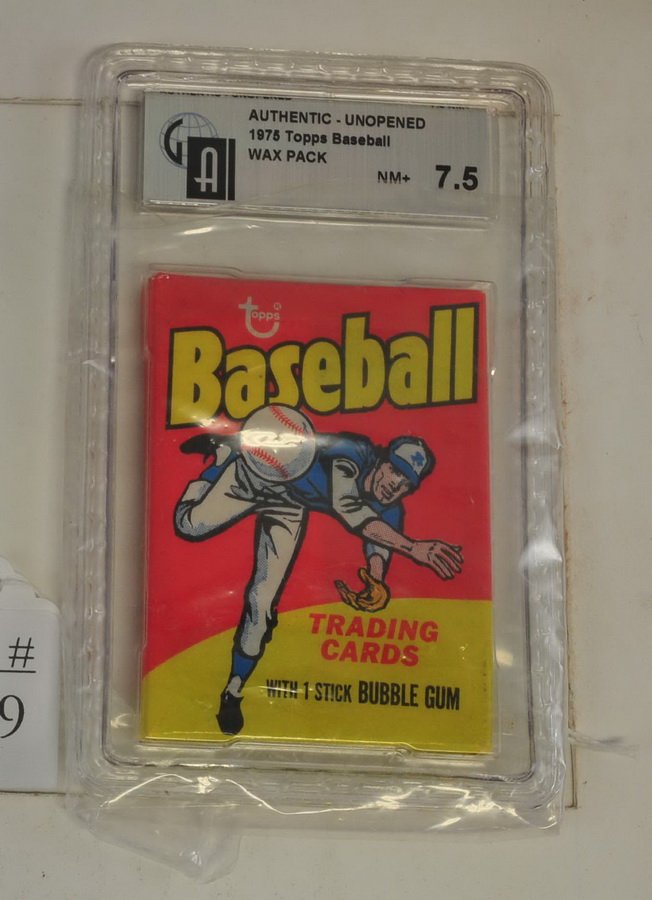 1975 Topps GAI Graded Wax Pack 7.5 (1 of 2)