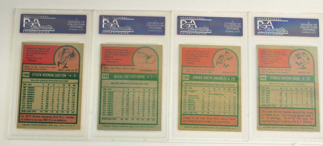 24 1975 Topps PSA Graded NM-MT 8 (1 of 10)