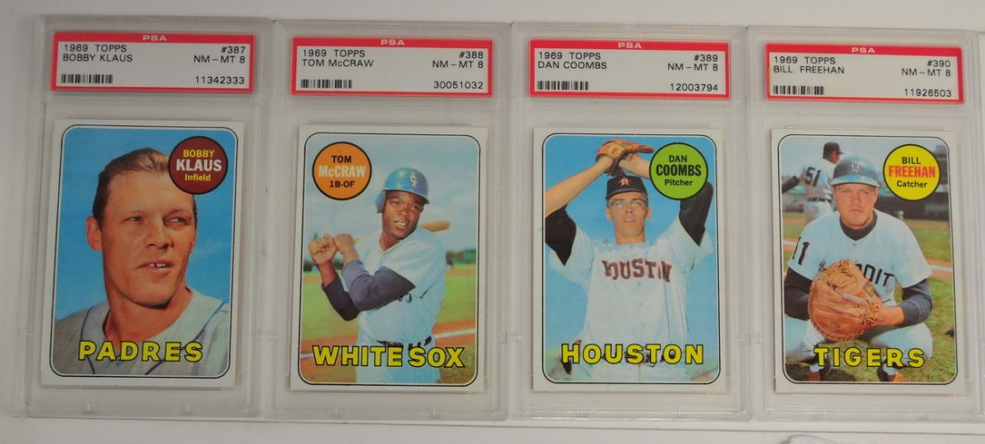 15 1969 Topps PSA Graded NM-MT 8 (1 of 9)