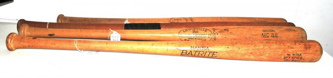 Four Vintage Baseball Bats (1 of 2)