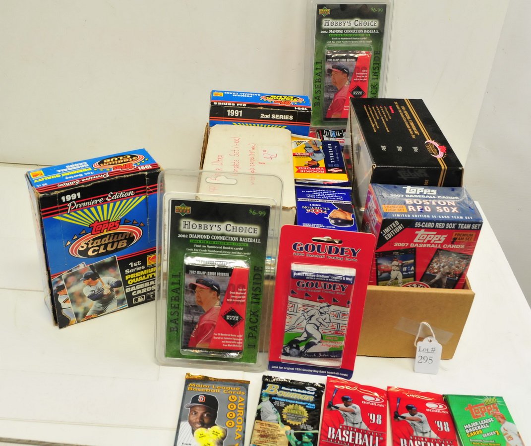 Large Box of 1990's Baseball Cards Unopened (1 of 1)