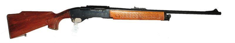 Remington Model 742 Woodmaster 30-06: Wood stock, iron sights, serial number 383316, good condition missing magazine