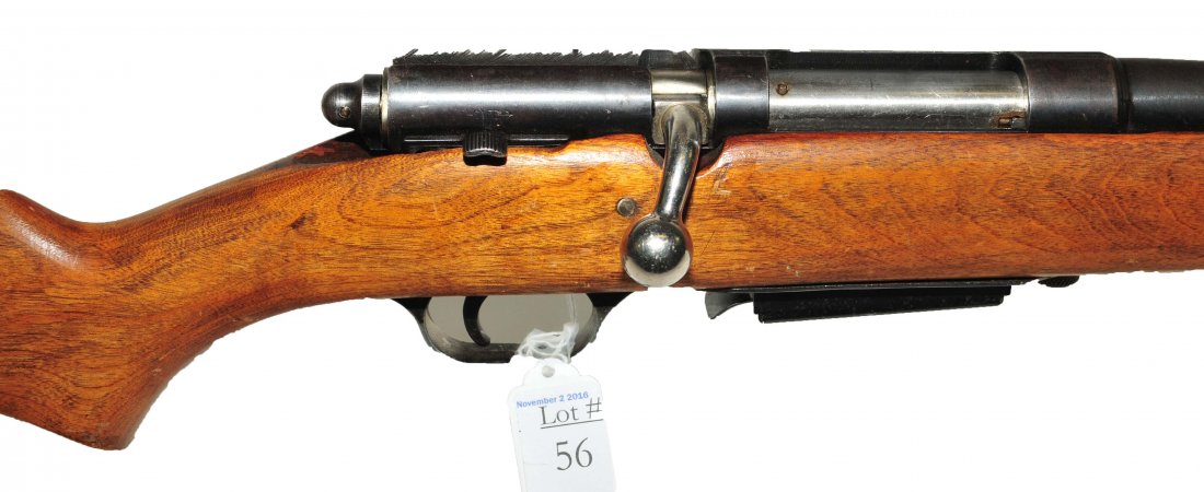 Springfield model 238A 20 Gauge Shotgun: Bolt action 20 Gauge shotgun 25" barrel, engraved stock Good Condition