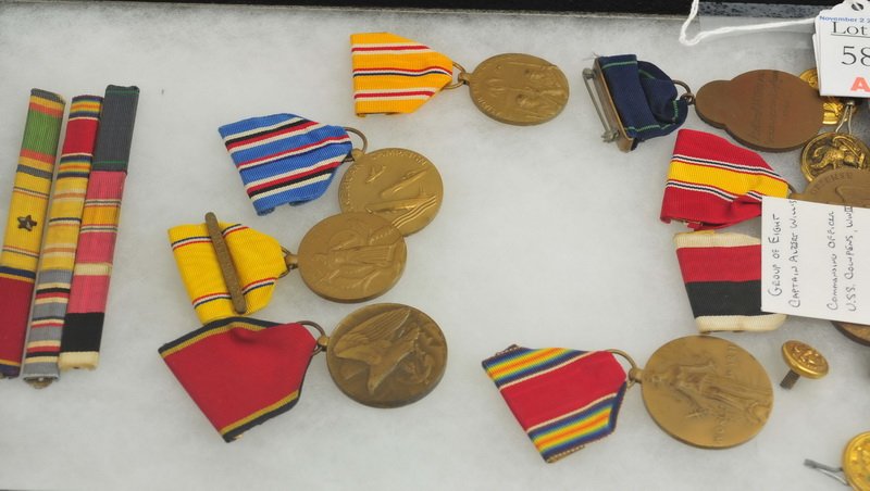 8 WWII Era Medals Captain Albert Willis: Commander of USS Cowpens, Enterprise and other ships