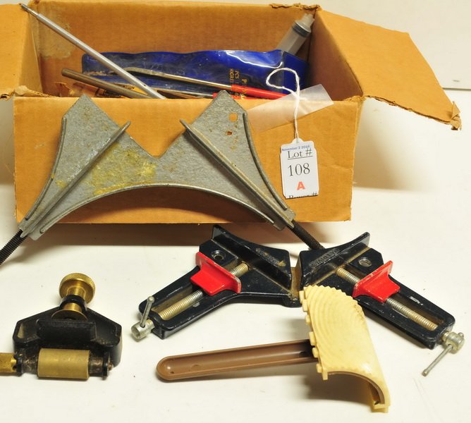 Three Boxes of Vintage Tools: Hand Saws, wood clamps, more