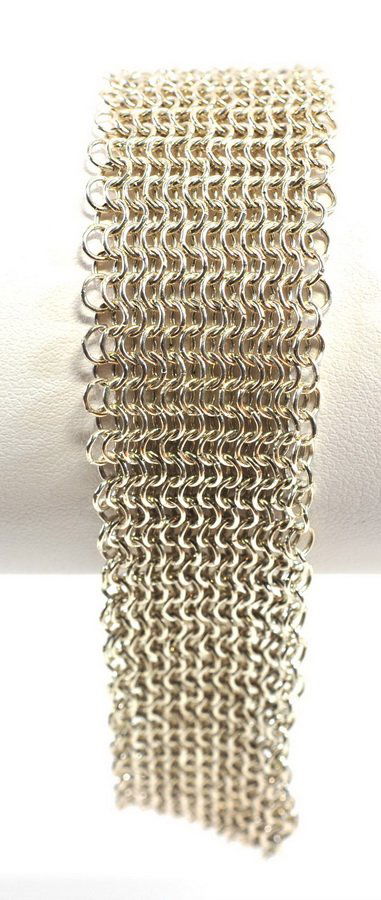 Tiffany & Co. Sterling silver Ladies Mesh Bracelet: Tiffany & Co. Sterling silver Ladies Mesh Bracelet 25 Grams in Tiffany & Co Pouch.