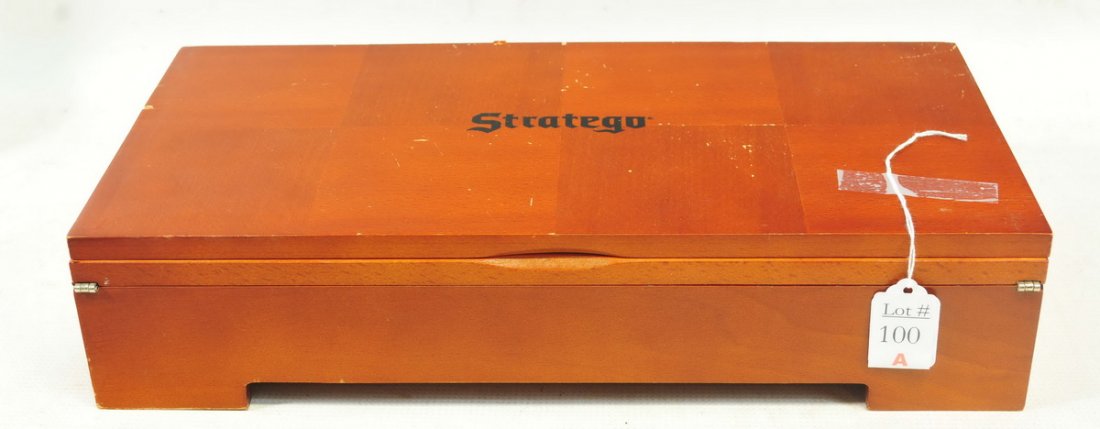 Stratego Game With Hinged Board: MICHAEL GRAVES DESIGN STRATEGO GAME W/HINGED WOODEN GAME BOARD