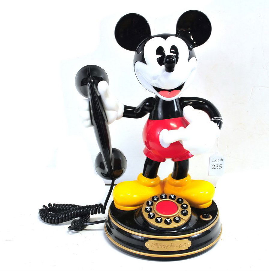 Telemania Mickey Mouse Phone: In Good Shape 16"
