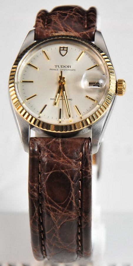 Men's Tudor Prince Oyster date Wrist Watch: Automatic case #28058, 25 Jewel running movement