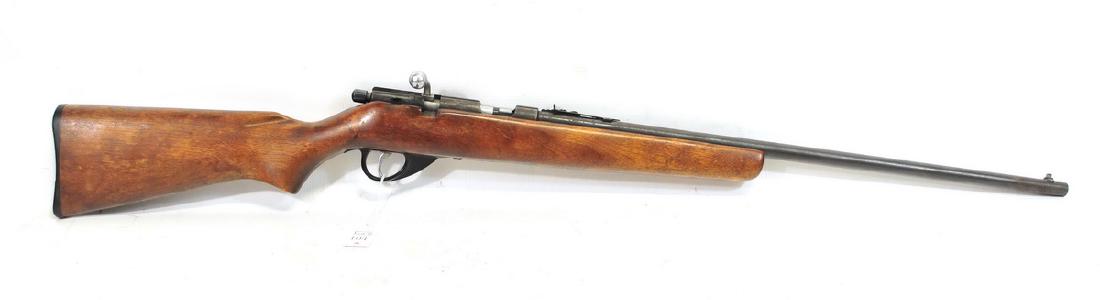 JC Higgins 22 Caliber Bolt Action Rifle: 23" Barrel, seems to function well