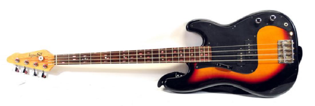 Bently Model 2259 P/SB Four String Bass Guitar: Electric Bass guitar in excellent playable condition