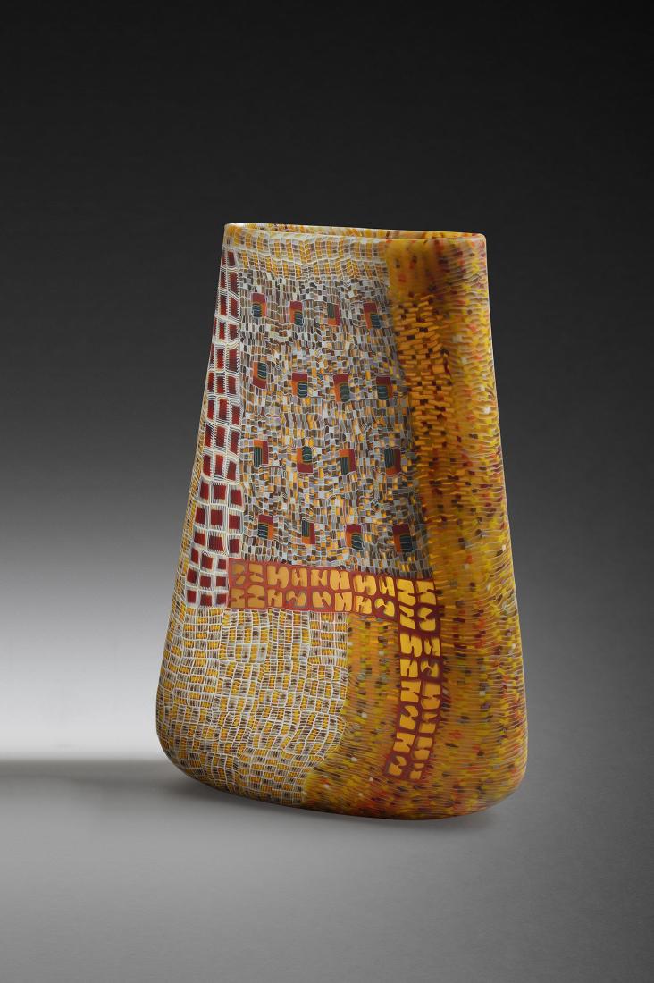 Giles Bettison Vista NY #18 Art Glass Habatat Vessel (1 of 1)