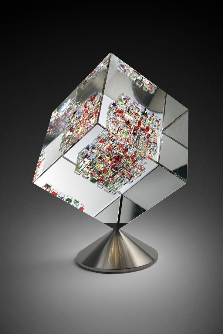 Jon Kuhn Cascading Day 2001 Art Glass Habatat (1 of 1)