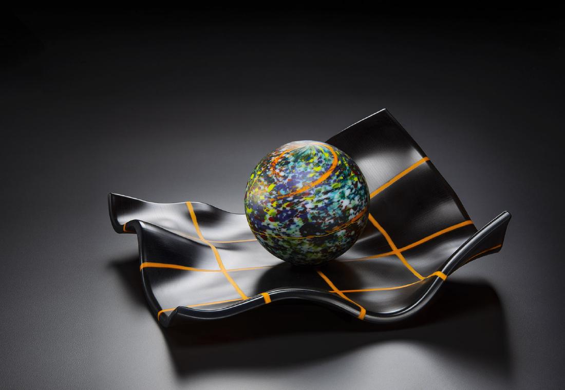 Steven Klein Exploration VI, 2000. Art Glass Habatat: Steven Klein (USA), Exploration VI, 2000. 8 x 17 x 17 inches. An excellent example of this artistâ€™s exploration series, where he creates sensual, contemplative forms. A respite of beauty and ba